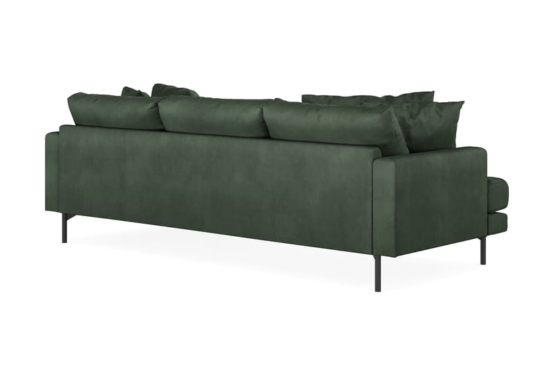 Menard 4-pers Chaiselongsofa - Grøn - Møbler - Sofaer - Sofa med chaiselong - 4 personers sofa med chaiselong