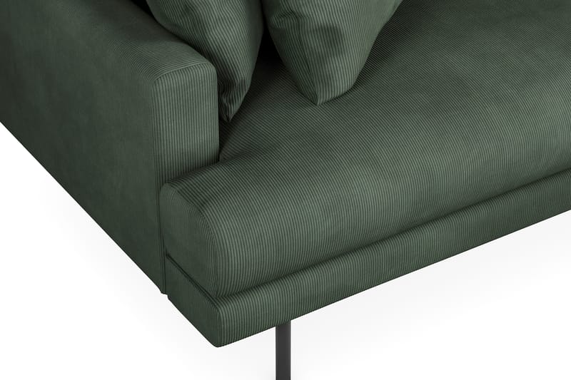 Menard 4-pers Chaiselongsofa - Grøn - Møbler - Sofaer - Sofa med chaiselong - 4 personers sofa med chaiselong