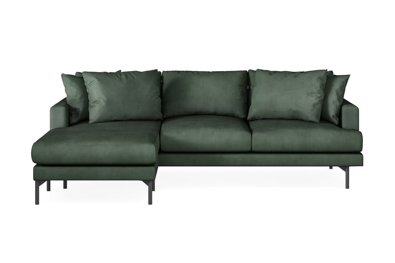 Menard 4-pers Chaiselongsofa - Grøn - Møbler - Sofaer - Sofa med chaiselong - 4 personers sofa med chaiselong