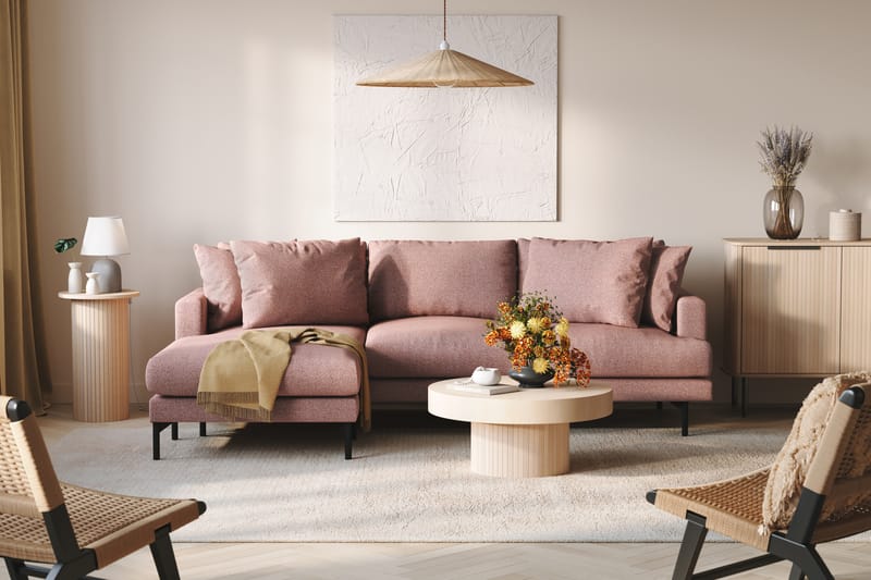 Menard 4-pers Chaiselongsofa - Lilla - Møbler - Sofaer - Sofa med chaiselong - 4 personers sofa med chaiselong