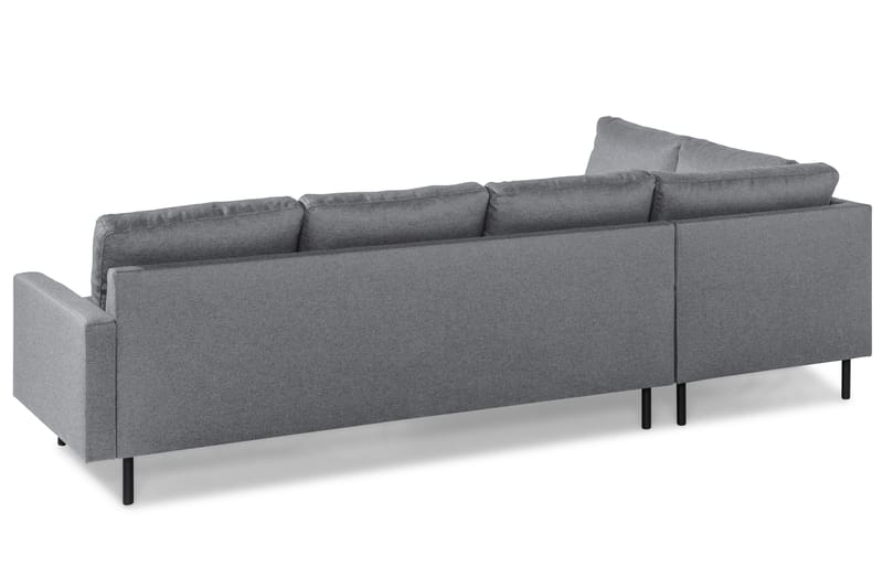 Peppe 4-personers L Sofa med Chaiselong Venstre - Lysegrå - Møbler - Sofaer - Sofa med chaiselong - 4 personers sofa med chaiselong