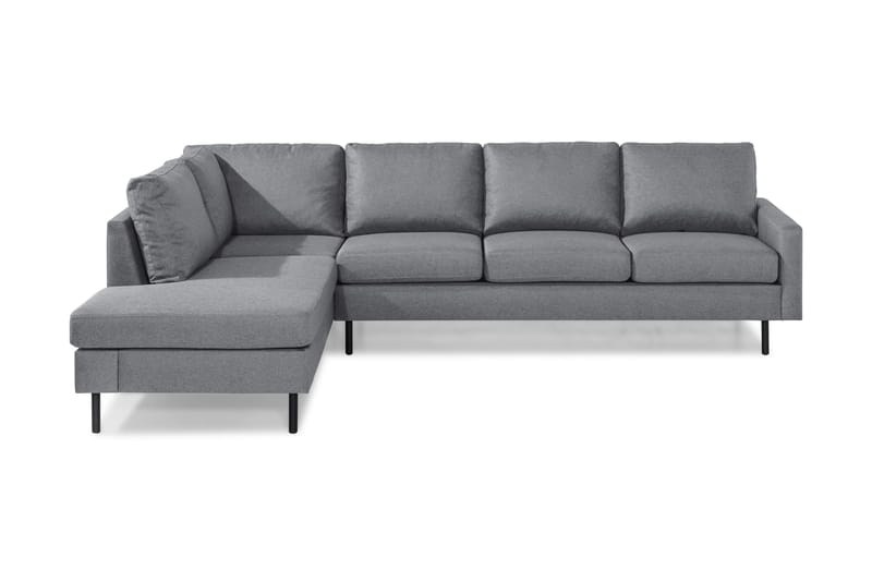 Peppe 4-Pers. Sofa med Chaiselong Venstre - Lysegrå - Møbler - Sofaer - Sofa med chaiselong - 4 personers sofa med chaiselong