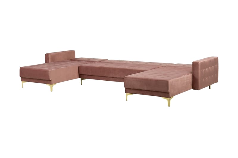 Aberdeen sovesofa 348 cm - Lyserød - Møbler - Sofaer - Sofa med chaiselong