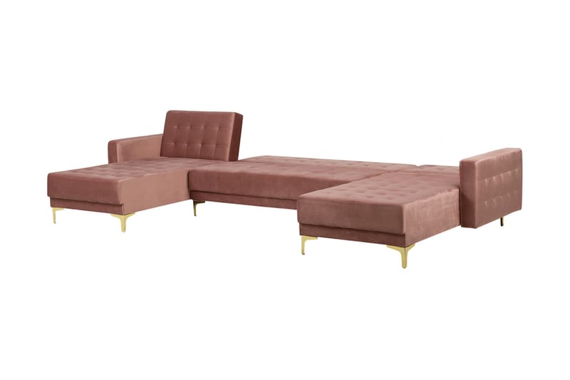 Aberdeen sovesofa 348 cm - Lyserød - Møbler - Sofaer - Sofa med chaiselong