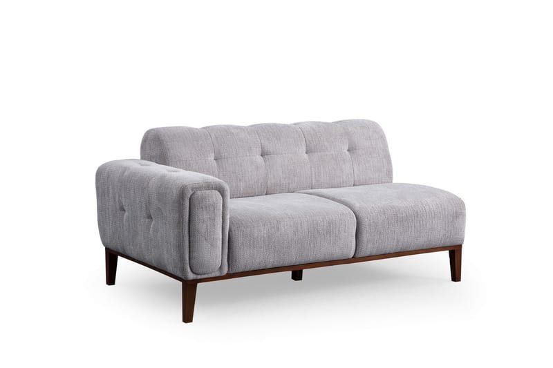 Adelphe 4-personers Sofa med Chaiselong - Lysegrå - Møbler - Sofaer - Sofa med chaiselong