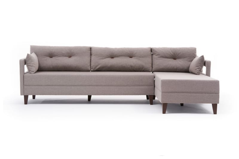 Angola Sofa m. Chaiselong 4-Pers. - Cream - Møbler - Sofaer - Sofa med chaiselong