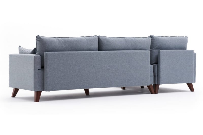 Antigua Chaiselongsofa Venstre - Blå/Brun - Møbler - Sofaer - Sofa med chaiselong