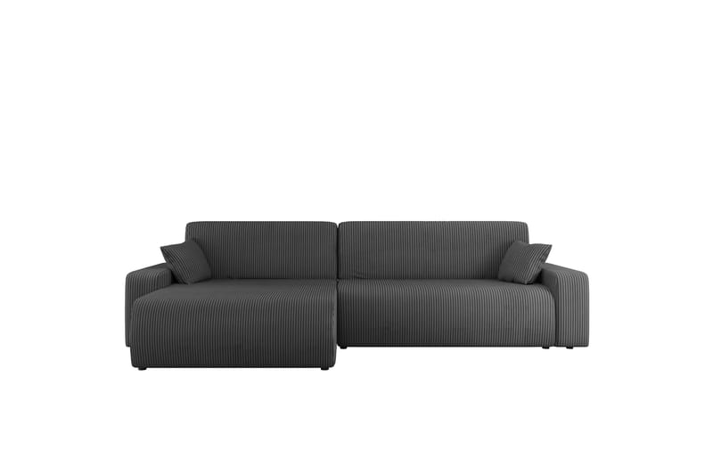 Barile Sofa med Divan 3-personers - Mørk grå - Møbler - Sofaer - Sofa med chaiselong