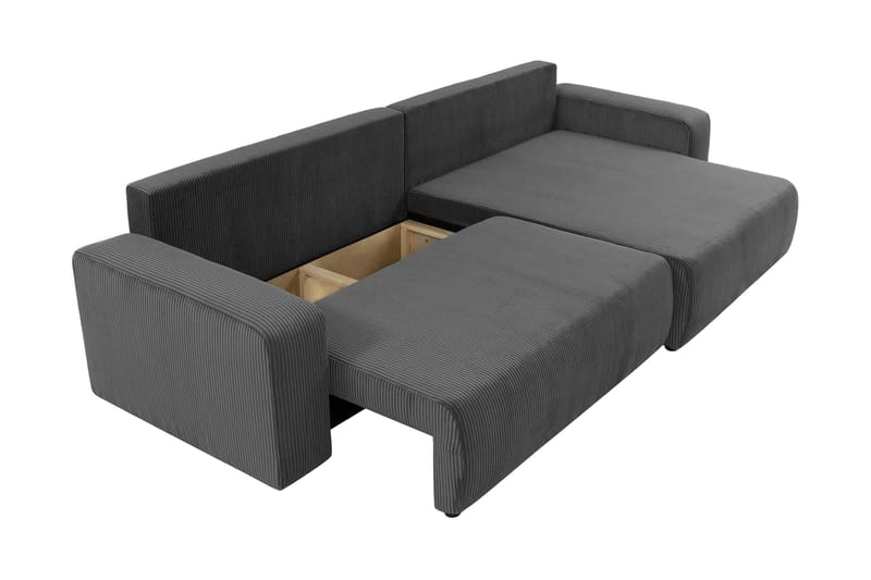 Barile Sofa med Divan 3-personers - Lys grå - Møbler - Sofaer - Sofa med chaiselong