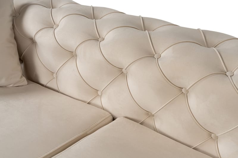 Beachport 3-personers Sofa med Højre Chaiselong - Beige - Møbler - Sofaer - Sofa med chaiselong