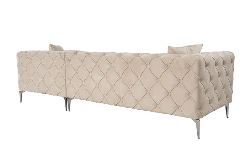 Beachport 3-personers Sofa med Venstre Chaiselong - Beige - Møbler - Sofaer - Sofa med chaiselong