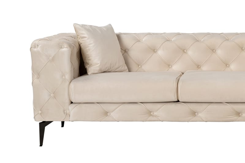 Beachport 3-personers Sofa med Højre Chaiselong - Beige - Møbler - Sofaer - Sofa med chaiselong