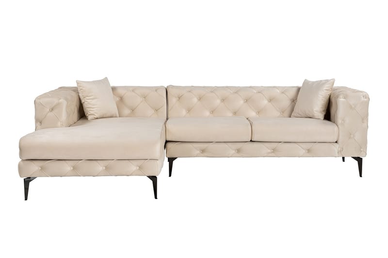 Beachport 3-personers Sofa med Venstre Chaiselong - Beige - Møbler - Sofaer - Sofa med chaiselong