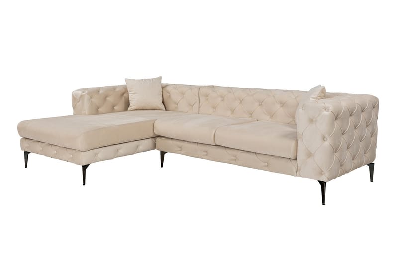 Beachport 3-personers Sofa med Venstre Chaiselong - Beige - Møbler - Sofaer - Sofa med chaiselong