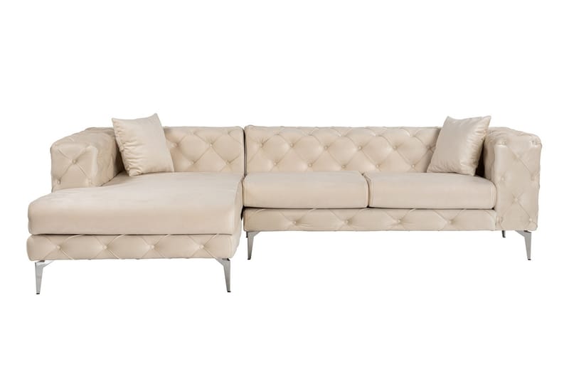 Beachport 3-personers Sofa med Venstre Chaiselong - Beige - Møbler - Sofaer - Sofa med chaiselong