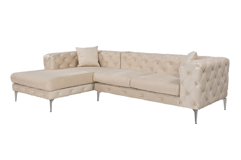 Beachport 3-personers Sofa med Venstre Chaiselong - Beige - Møbler - Sofaer - Sofa med chaiselong