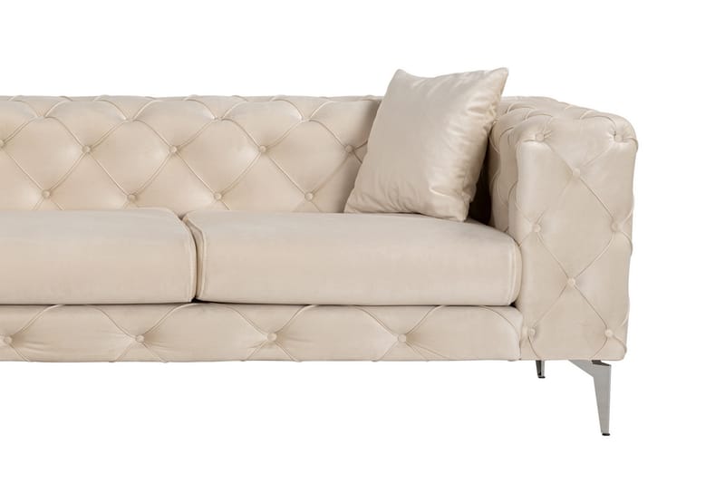 Beachport 3-personers Sofa med Venstre Chaiselong - Beige - Møbler - Sofaer - Sofa med chaiselong