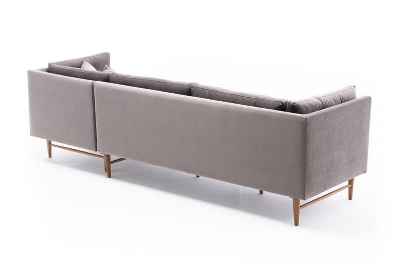 Bosnia Sofa m. Chaiselong 4-Pers. - Grå - Møbler - Sofaer - Sofa med chaiselong