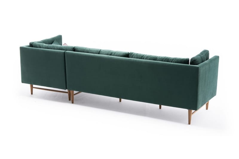 Bosnia Sofa m. Chaiselong 4-Pers. - Grøn - Møbler - Sofaer - Sofa med chaiselong