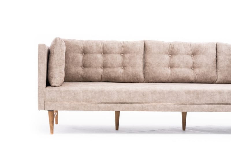 Bosnia Sofa m. Chaiselong 4-Pers. - Cream - Møbler - Sofaer - Sofa med chaiselong