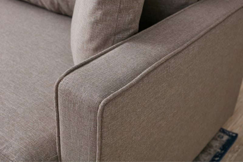 Braneles Sofa med Chaiselong 4-personers - Beige - Møbler - Sofaer - Sofa med chaiselong