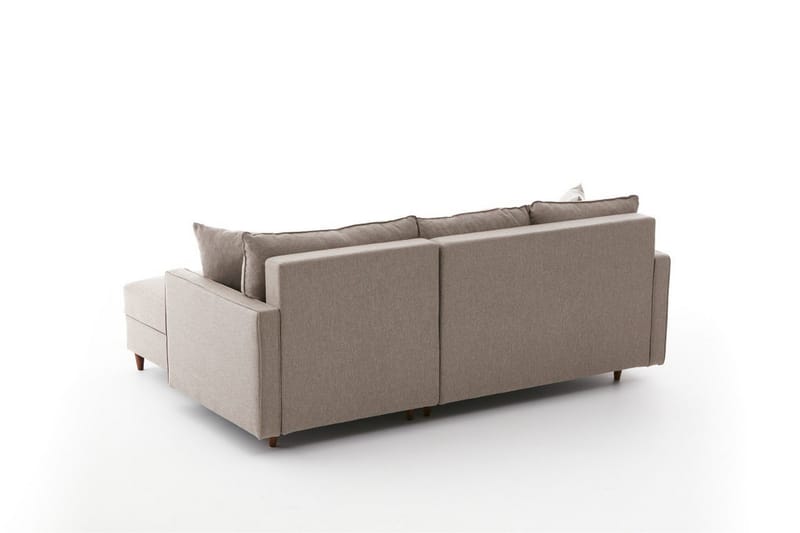 Braneles Sofa med Chaiselong 4-personers - Beige - Møbler - Sofaer - Sofa med chaiselong