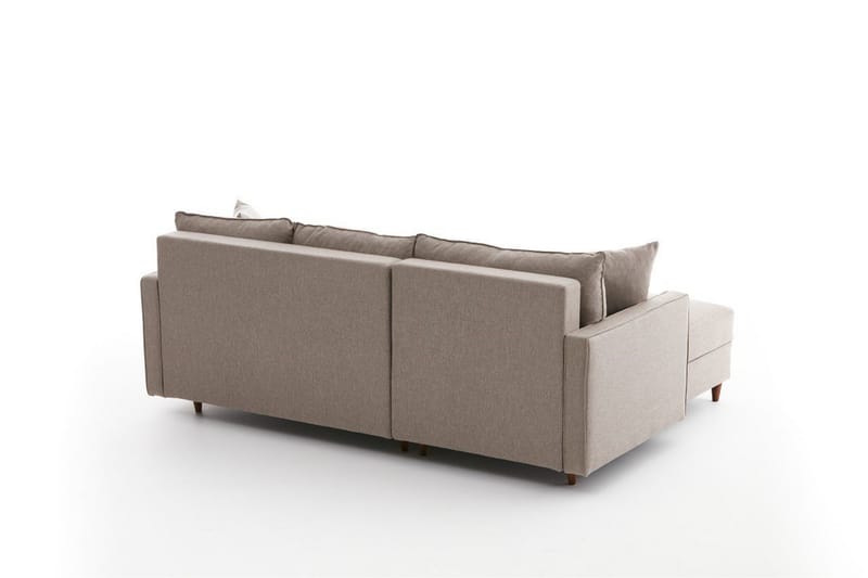 Braneles Sofa med Chaiselong 4-personers - Beige - Møbler - Sofaer - Sofa med chaiselong