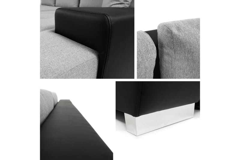 Cerys Sofa med Divan 3-personers - Hvid - Møbler - Sofaer - Sofa med chaiselong