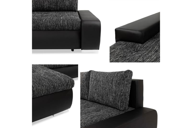 Cerys Sofa med Divan 3-personers - Brun/Beige - Møbler - Sofaer - Sofa med chaiselong