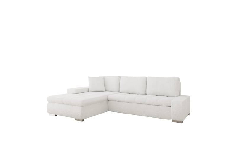 Cerys Sofa med Divan 3-personers - Hvid - Møbler - Sofaer - Sofa med chaiselong