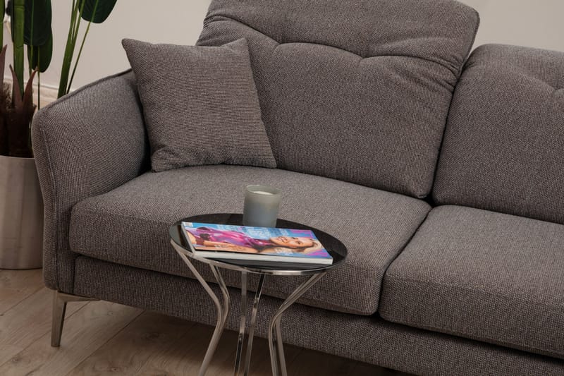 Chandara Sofa med Chaiselong 3-personers - Grå - Møbler - Sofaer - Sofa med chaiselong