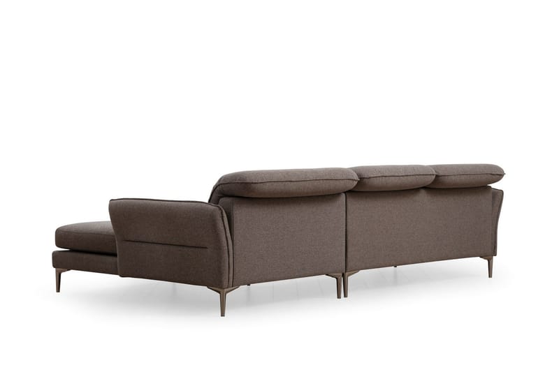 Chandara Sofa med Chaiselong 3-personers - Grå - Møbler - Sofaer - Sofa med chaiselong