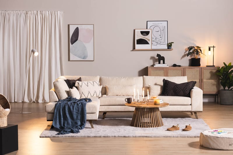 Copenhagen 2,5-Pers. Sofa Manchester - Beige - Møbler - Sofaer - Sofa med chaiselong