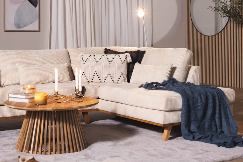 Copenhagen 4-personers L Sofa Manchester 291 cm bred - Beige - Møbler - Sofaer - Sofa med chaiselong