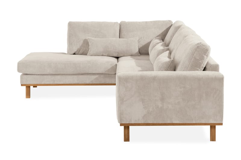 Copenhagen 4-personers L Sofa Manchester Chaiselong Venstre - Beige - Møbler - Sofaer - Sofa med chaiselong