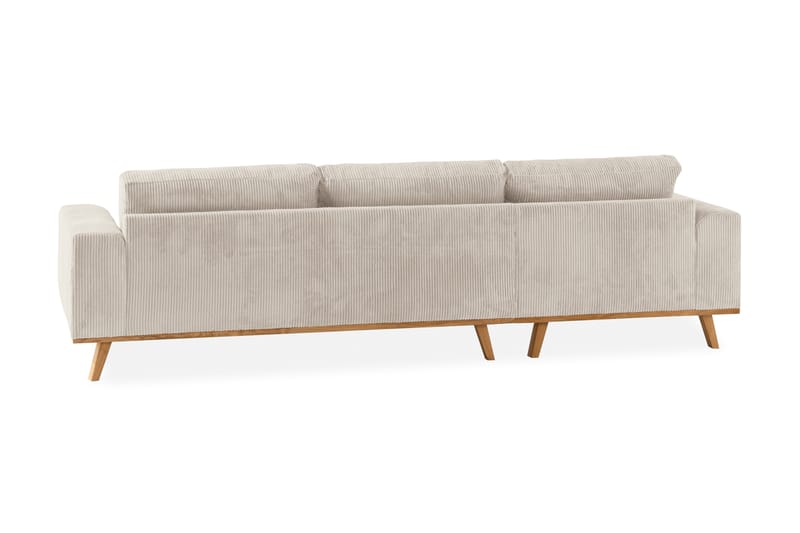 Copenhagen 4-personers L Sofa Manchester Divan Venstre - Beige - Møbler - Sofaer - Sofa med chaiselong