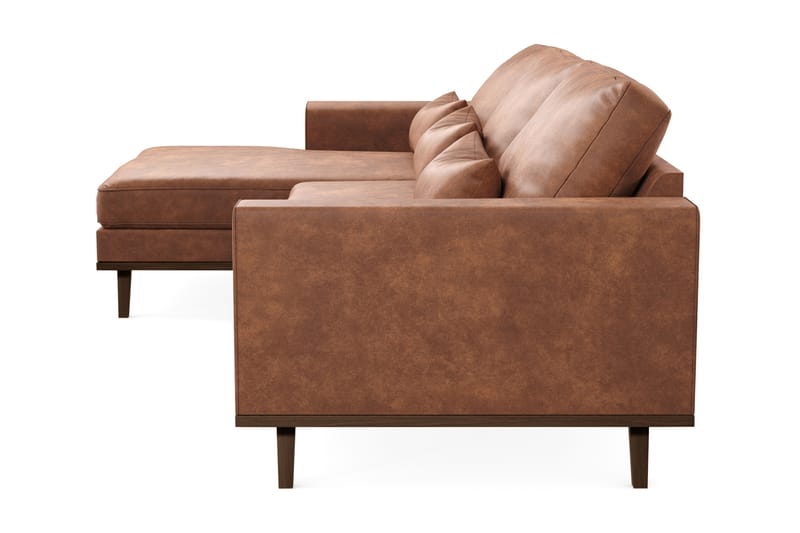 Copenhagen Chaiselongsofa - Brun - Møbler - Sofaer - Sofa med chaiselong