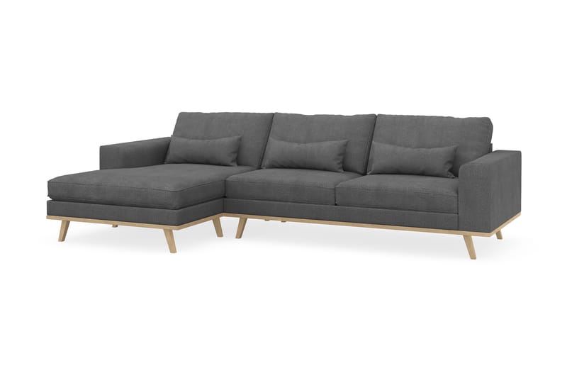 Copenhagen Chaiselongsofa - Grå - Møbler - Sofaer - Sofa med chaiselong