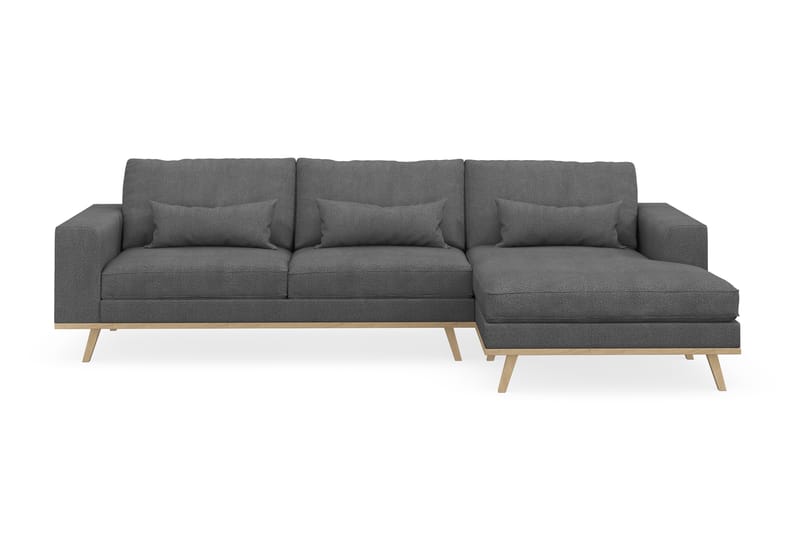 Copenhagen Chaiselongsofa - Grå - Møbler - Sofaer - Sofa med chaiselong