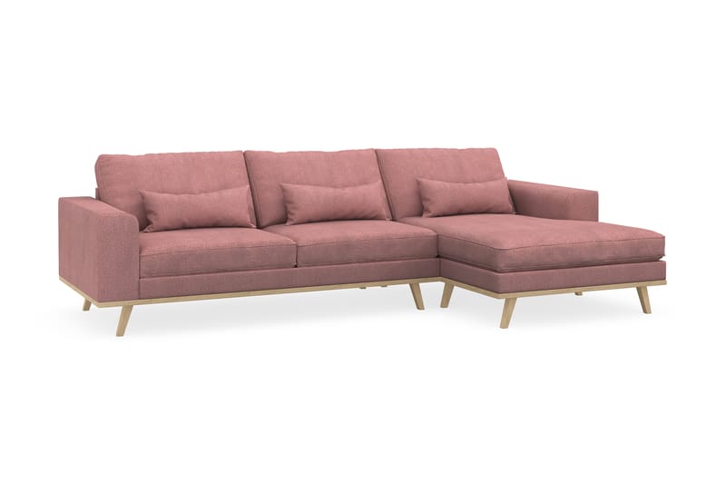 Copenhagen Chaiselongsofa - Lyserød - Møbler - Sofaer - Sofa med chaiselong