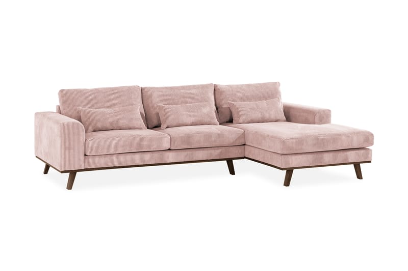 Copenhagen Chaiselongsofa - Lyserød - Møbler - Sofaer - Sofa med chaiselong