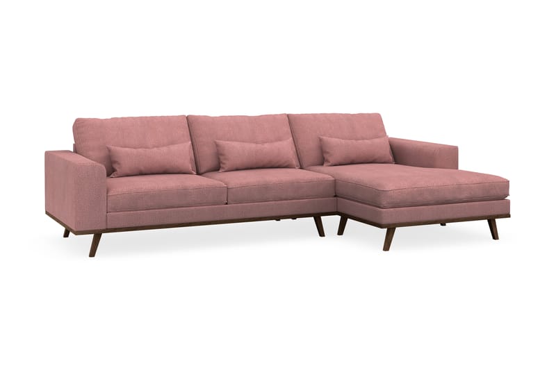 Copenhagen Chaiselongsofa - Lyserød - Møbler - Sofaer - Sofa med chaiselong