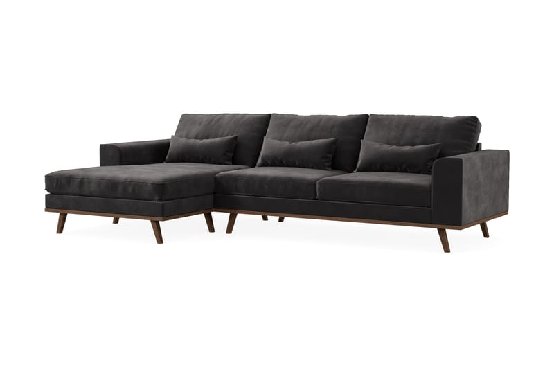 Copenhagen Chaiselongsofa - Mørkegrå - Møbler - Sofaer - Sofa med chaiselong