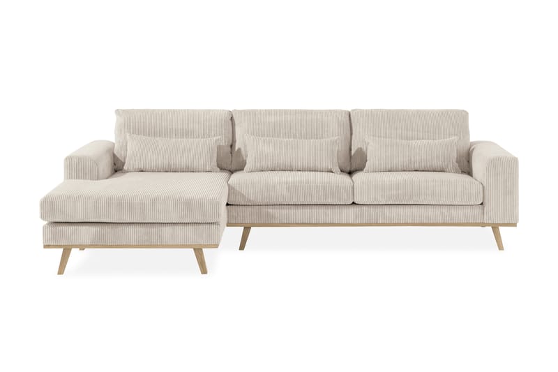 Copenhagen Chaiselongsofa Manchester - Beige - Møbler - Sofaer - Sofa med chaiselong