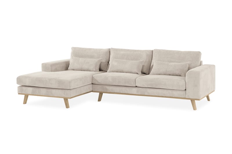 Copenhagen Chaiselongsofa Manchester - Beige - Møbler - Sofaer - Sofa med chaiselong