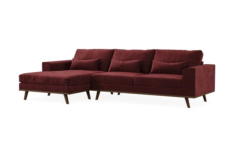 Copenhagen Chaiselongsofa - Rød - Møbler - Sofaer - Sofa med chaiselong