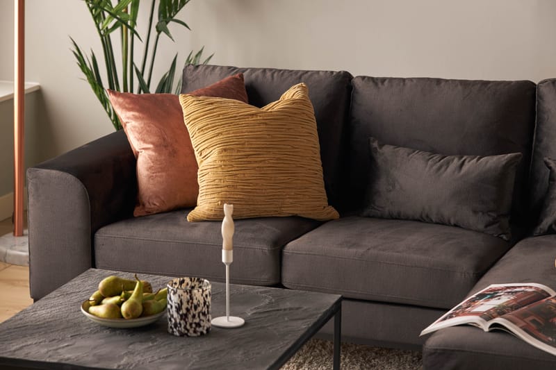 Copenhagen Compact L Sofa Vendbar Divan Højre - Grå - Møbler - Sofaer - Sofa med chaiselong