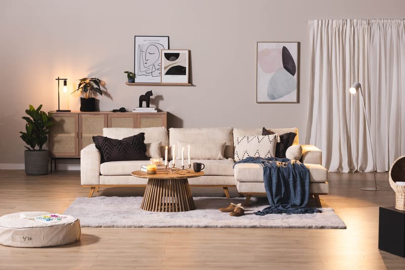 Copenhagen Dyb Divansofa Manchester - Beige - Møbler - Sofaer - Sofa med chaiselong