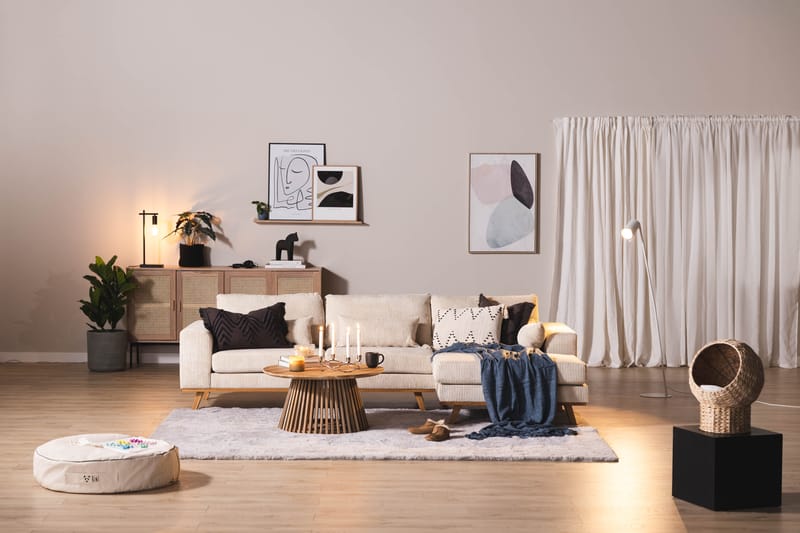 Copenhagen Dyb Divansofa Manchester - Beige - Møbler - Sofaer - Sofa med chaiselong