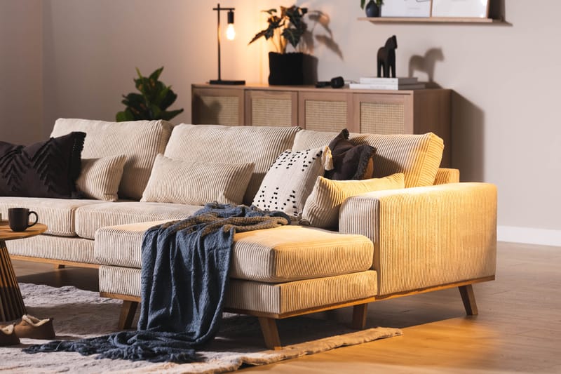 Copenhagen Dyb Divansofa Manchester - Beige - Møbler - Sofaer - Sofa med chaiselong